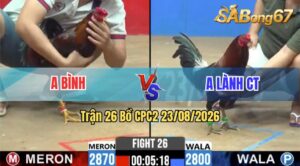 Trận 26 CPC2 23/08/2026 – Anh Lành Hạ Anh Bình Trong Vòng 3 Nốt Nhạc