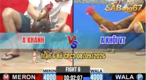 Trận 6 CPC2 08/09/2026 – Anh Khôi Vũng Tàu Đối Đầu Với Anh Khanh